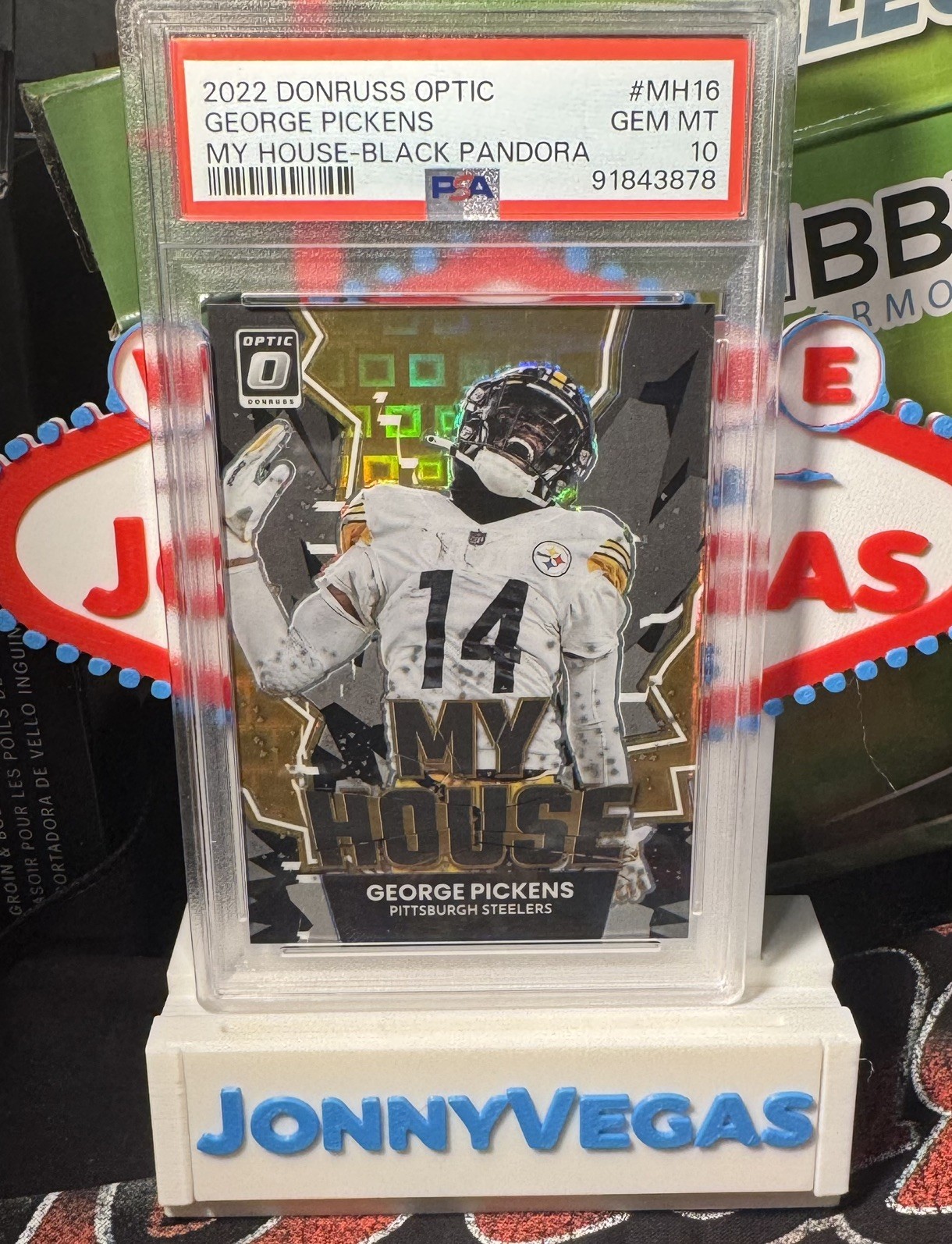 George Pickens Panini Donruss Optic My House #MH16 Black Pandora