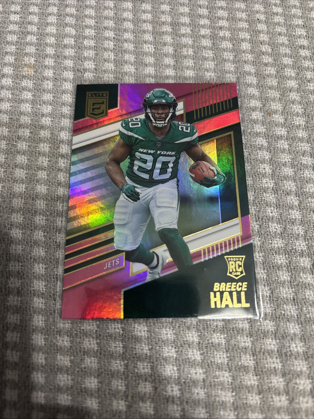2022 Panini Donruss Elite - Rookies Breece Hall #108 Pink (RC)