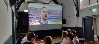 Harkness ("Fast Fold") 12' x 9' Projection Screen with Rear Surface