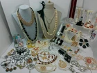 Estate Costume Jewelry Vintage to Now Bulova Diamond Watch Crystal Glass 925 Lot