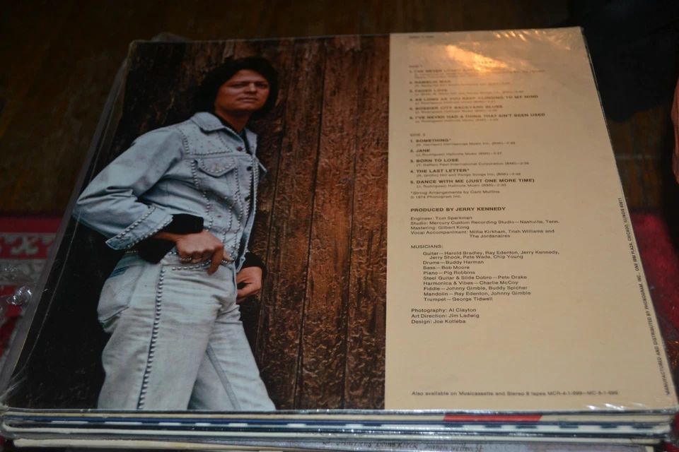 SEALED NEW JOHNNY RODRIGUEZ MY THIRD ALBUM LP MERCURY 1974 COUNTRY - Image 2 of 4