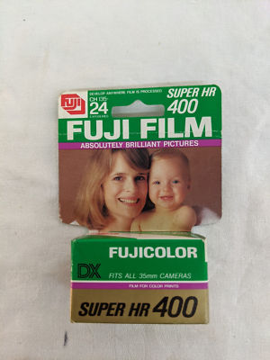 Fujifilm Fujicolor Super HR400 Film Color Print 1989 Lot of 2 TF