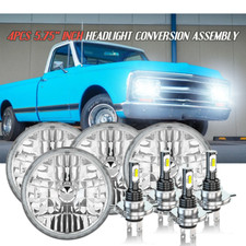 4pc For Chevy Impala Bel Air 1962-1975 5.75 5-34 Led Headlights Hilo Beam 4pc For Chevy Impala Bel Air 1962-1975 5.75 5-34 Led Headlights Hilo Beam