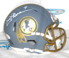 JOE THEISMANN SIGNED WASHINGTON REDSKINS SLATE ALT. MINI HELMET - J.S.A. Cert.