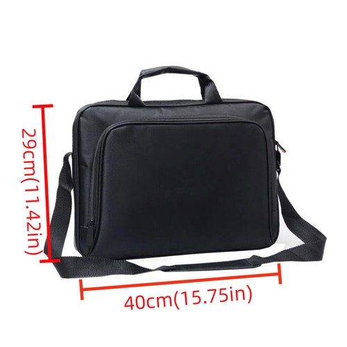 Simple Crossbody Briefcases Multi-layer Computer Laptop Bag Shoulder Bag - Afbeelding 2 van 7