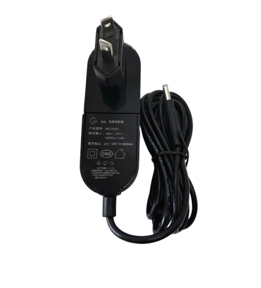 Адаптер переменного тока зарядное устройство 25 В 0,8 А MC2508A для пылесоса Eureka NEC126 NEC220 - Изображение 3 из 4