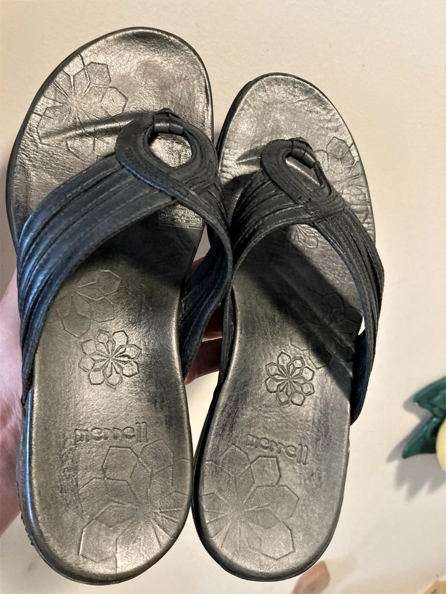 Merrell womens flip best sale flops