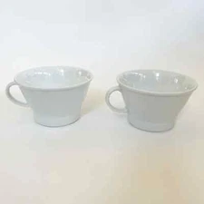 Crate&Barrel Loft Design By Winterling Made In Germany 6x4 Handled Bowl White