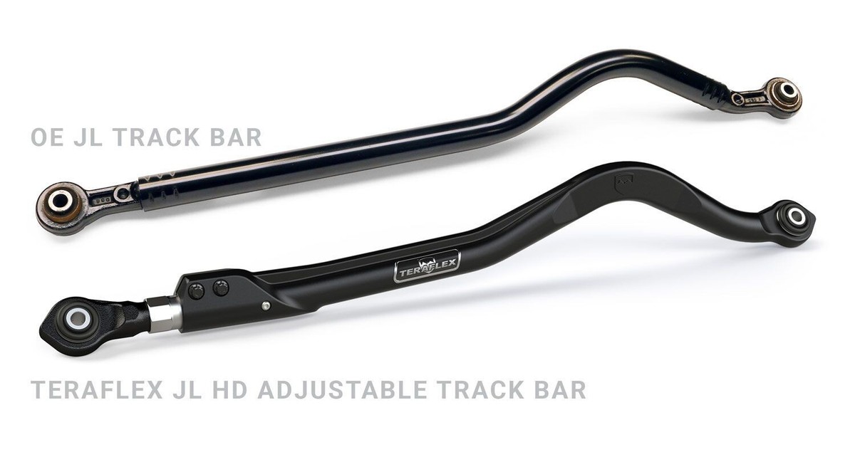 TeraFlex HD Forged Adj Front Track Bar + Fox ATS Steering Stab for
