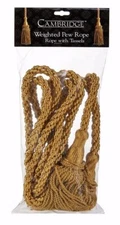 WEIGHTED PEW ROPE-20'-GOLD
