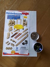 HABA  Kugelbahn Meisterbausatz 3524 - 77 Teile