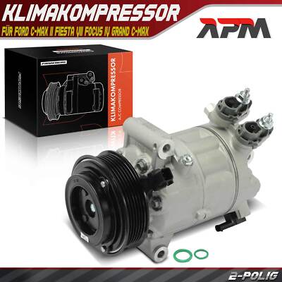 Klimakompressor Klimaanlage Kompressor 6ZSE für Ford C-Max II Fiesta 7 C-Max