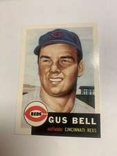 1991 Topps 1953 Archive Gus Bell Cincinnati Reds REPRINT