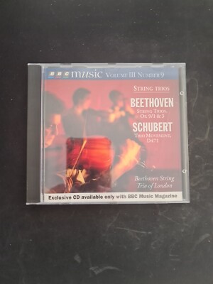 BBC Music - Band III Nummer 9. Beethoven & Schubert Streichertrios. CD (1995) 