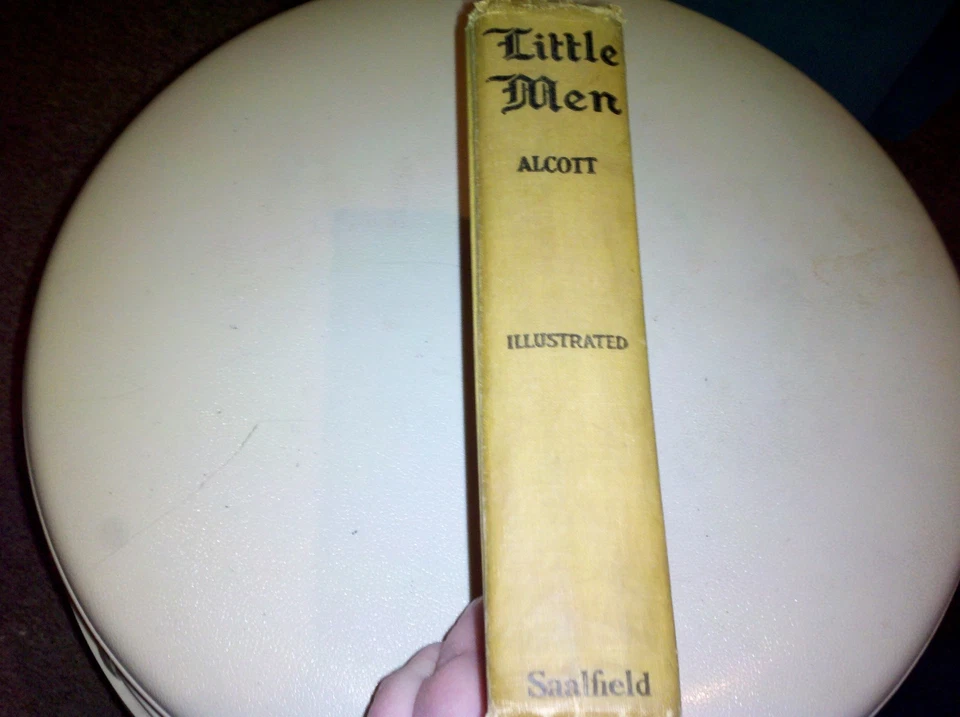 Little Men By Louisa May Alcott 1928 First Edition Saalfield Pub. Illustrated - Image 3 of 4