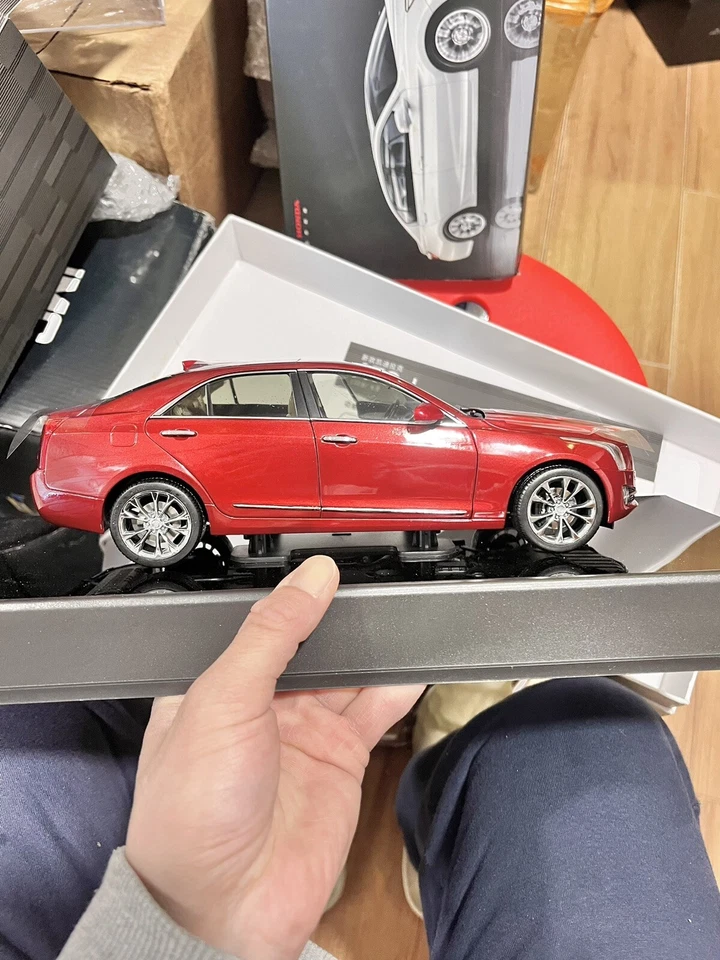 1:18 Scale GM 2015~2019 Cadillac ATS LWB Red Obsession Diecast Model Car - Image 3 of 4