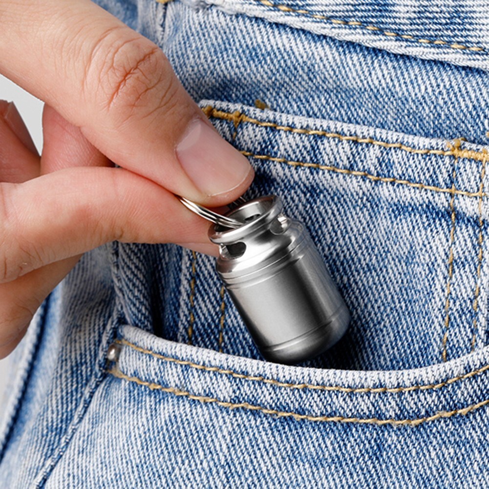 Lightweight Pill Organizer Keychain Waterproof Medicine Holder Case eBay