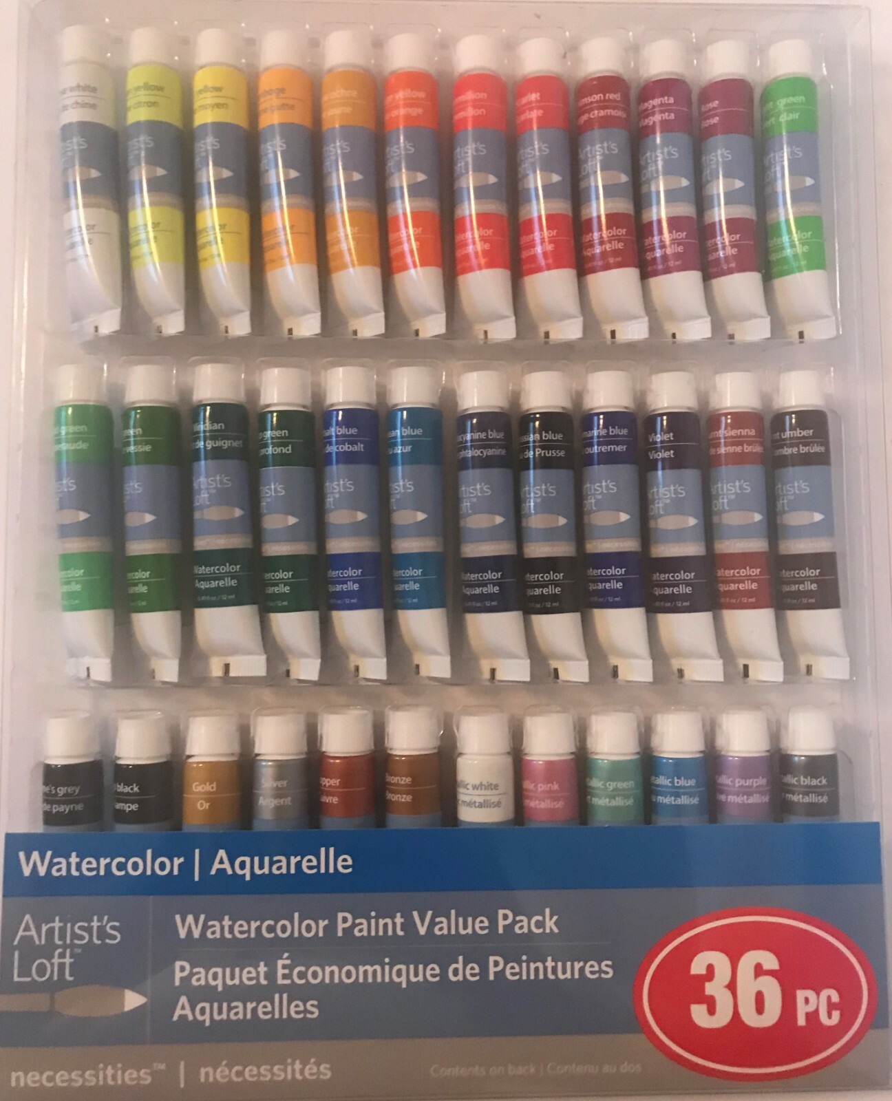 Artist's Loft Watercolor Paint 36 PC 36 Color Paints Colour NEW eBay