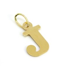 Lightweight 9ct Gold Initial Letter Charms Pendants