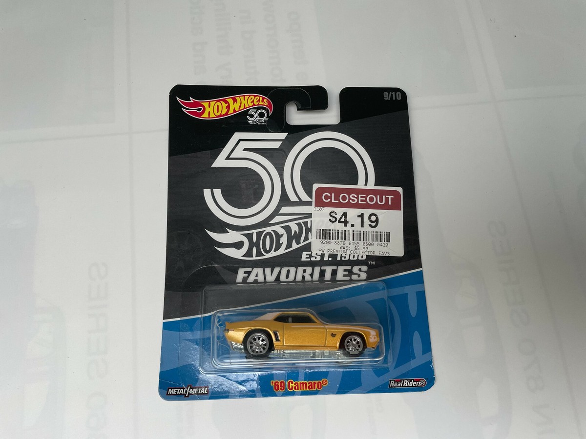 Hot Wheels '69 Camaro From 50th Anniversary Favorites - Main Image