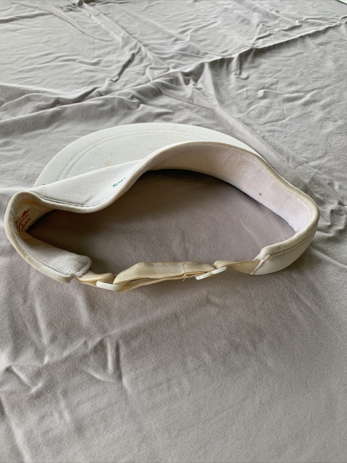 Vintage Bartles & Jaymes Foam Snapback White Visor 80's Style eBay