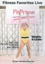FIT PRIME FITNESS FAVORITES LIVE WEIGHTS & CARDIO FITPRIME DVD NEW THE FIRM
