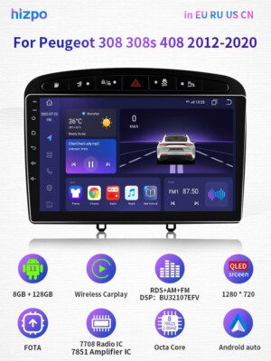 10,1" Autoradio Pour Citroen C1 Peugeot 107 Android 15 CarPlay NAVI WIFI 1+32G DAB CAM