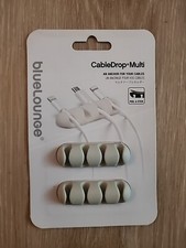 Blue Lounge Cable Drop Multi White - Cable Management System