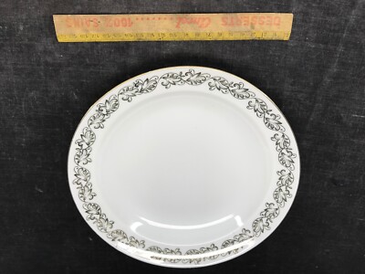 M&S BERRY LIMOGES 6 assiettes à soupe porcelaine anciennes antiquité france