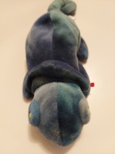 TY BEANIE BABY IGGY THE IGUANA PE PELLETS NO HEART TAG