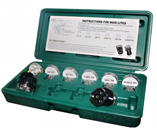 8 Pcs Electronic Fuel Injection And Signal Noid Lite Tester Light test