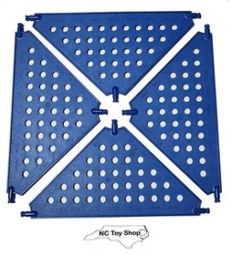 8 KNEX Large Blue Triangle Panels Plates 7.5" Replacement Parts Pieces K'NEX
