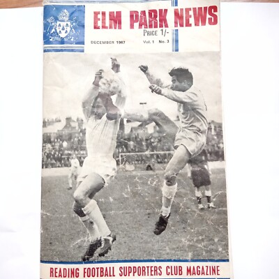 Elm Park News December 1967 Magazine Collectable Football History Gift