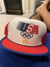 1984 USA Olympics McDonald's Vintage Mesh Trucker Snapback Hat 1