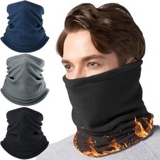 Winter Fleece Soft Neck Warmer Gaiter Motorcycle Cycling Windproof Ski Face Mask