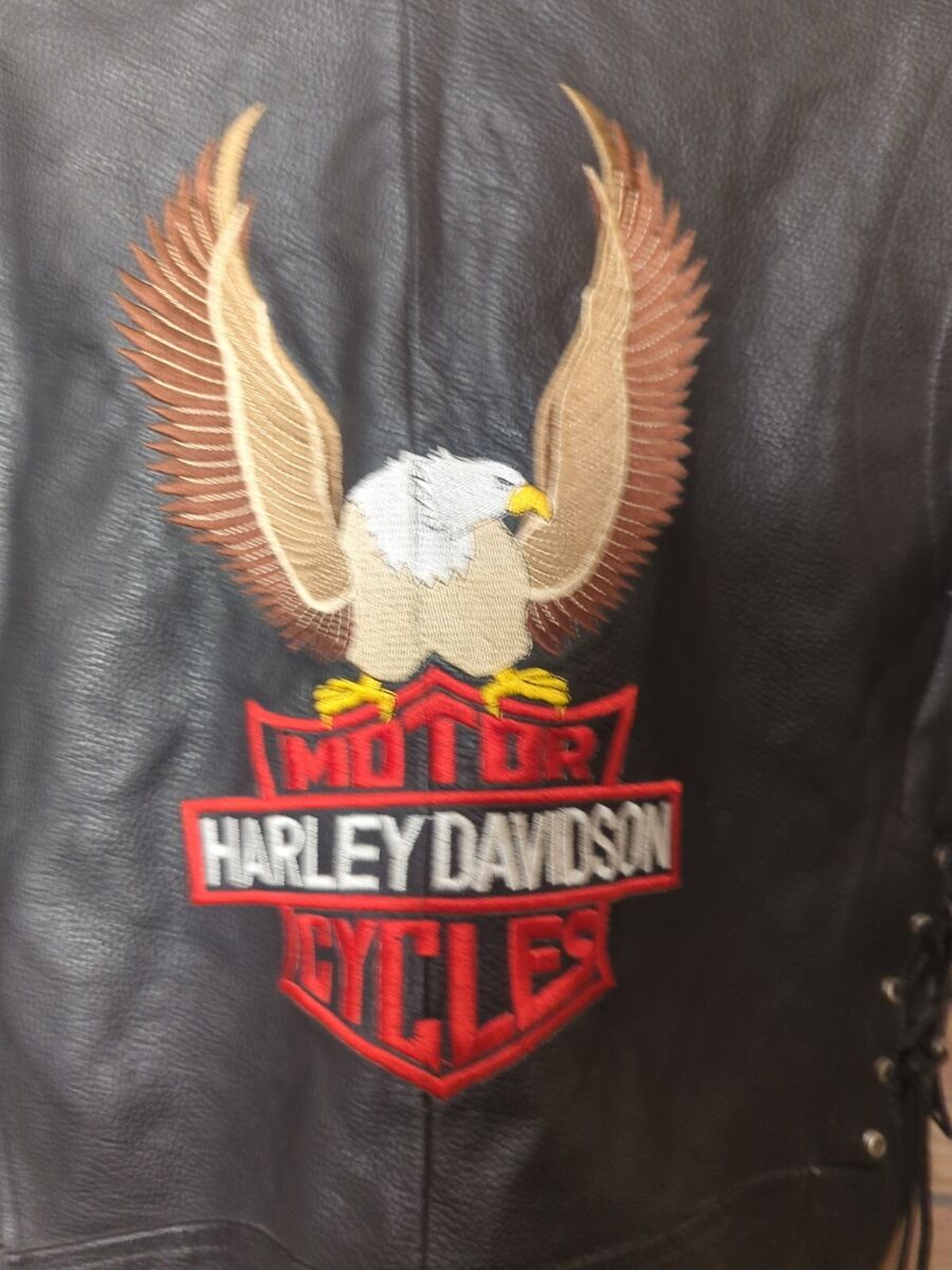 Harley Davidson LEGENDARY EAGLE Genuine Leather Jacket Size Harley Davidson LEGENDARY EAGLE Genuine Leather Jacket Size