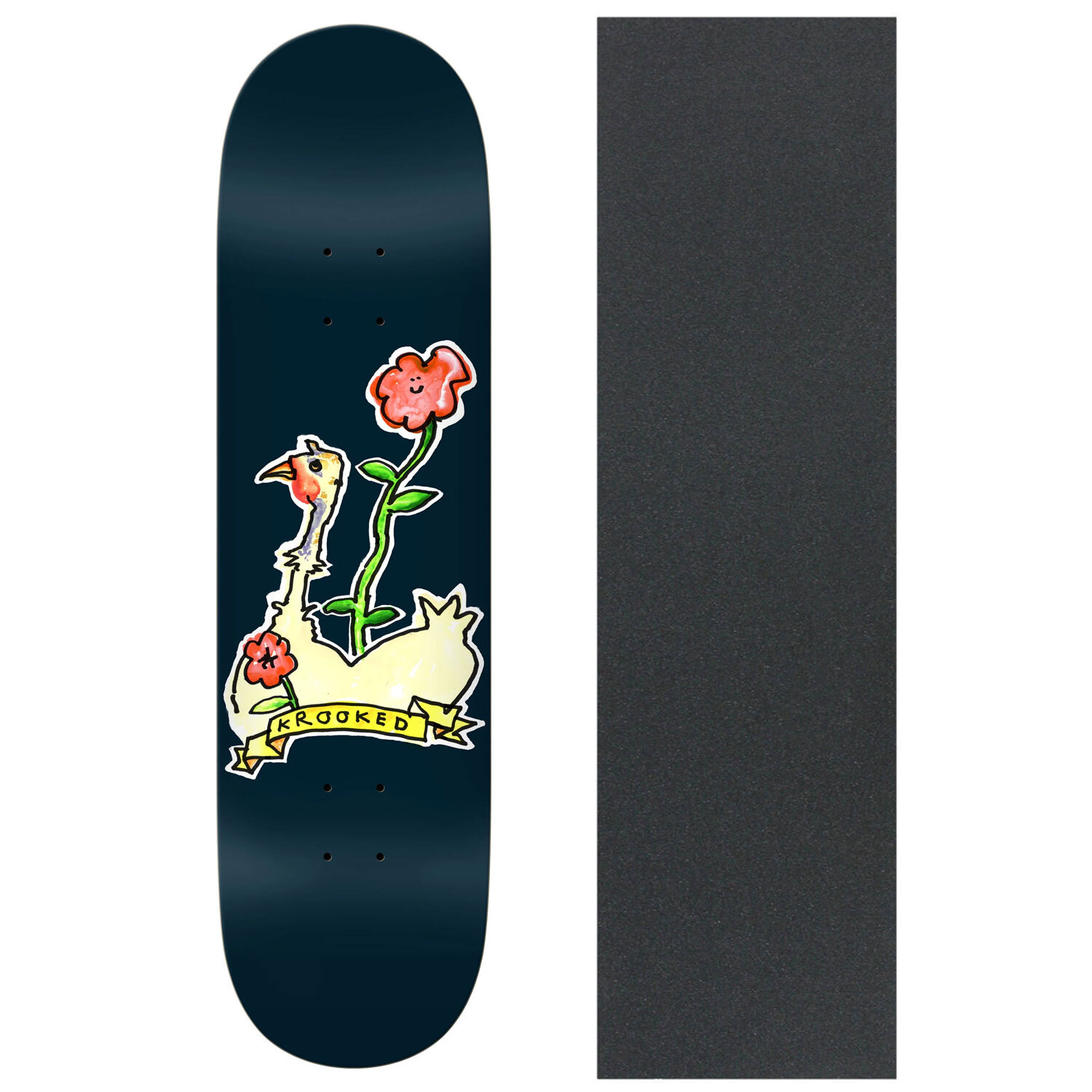 Krooked Skateboard Deck Belle 8.62