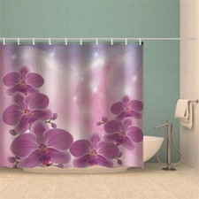 Petals Nice Division 3D Shower Curtain Waterproof Fabric Bathroom Decoration