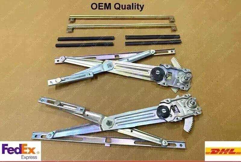 Kit completo regulador ventana delantera ensamblaje manual para Suzuki Samurai SJ410 SJ 413 Foto 2 de 4