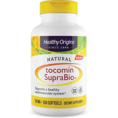 Healthy Origins Natural Tocomin Suprabio 50 mg 150 Sgels