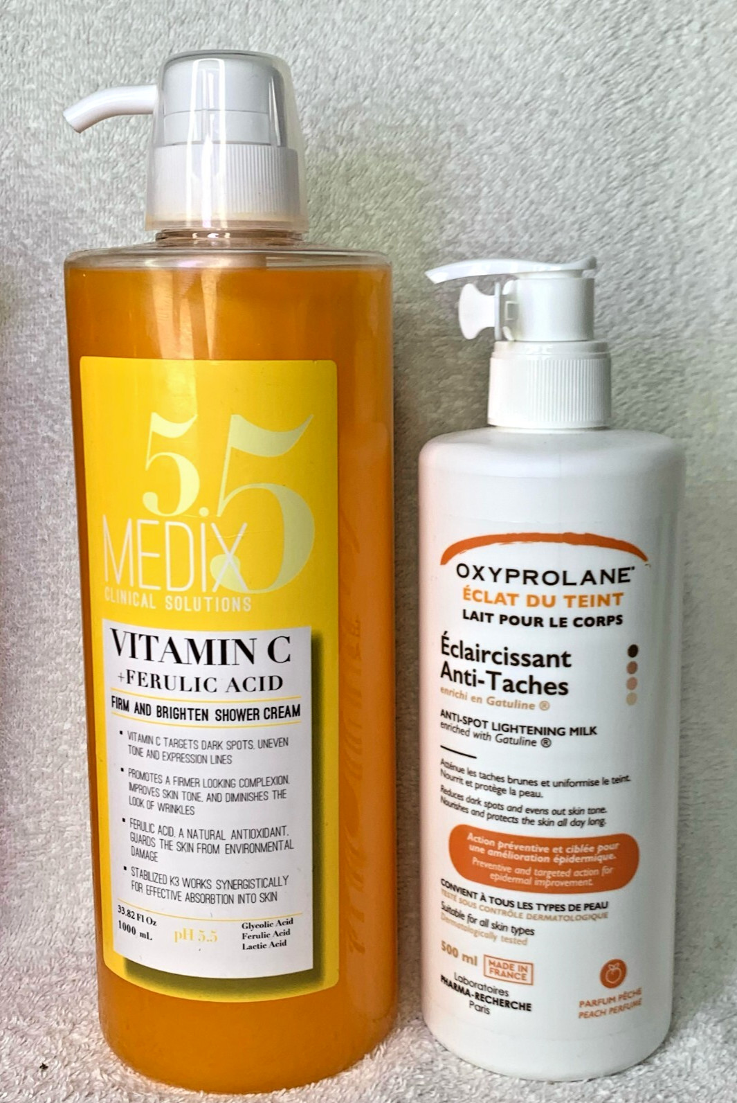 Lait et gel de douche Oxyprolane Medix5.5 Turmeric 250ml