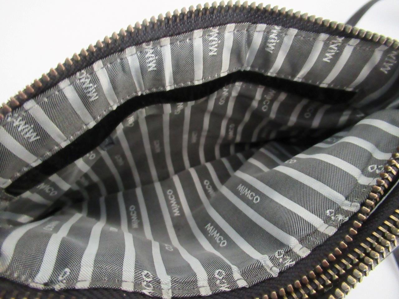 MIMCO Crossbody BAG Black Patent & Matt Genuine LEATHER Rose Gold eBay