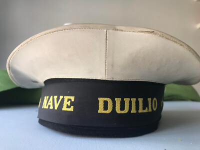 Cappello/Pizza Marina Militare Italiana Nave Duilio