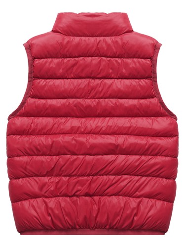 Girls Vest Street Jacket Camping Tops Zipper Down Waistcoat Fall Padded Hiking - Picture 22 of 72