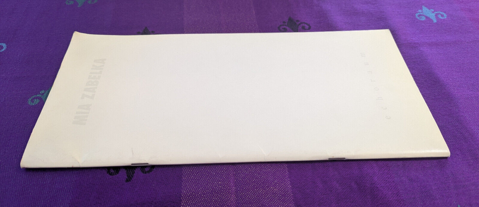 Mia Zabelka Echoraum Concert Booklet 19 & 27 Nov 1992 Limited Edition VG