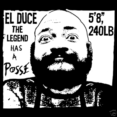 Camisa El Duce Has A Posse The Mentors Hardcore Punk Eldon Hoke Rape Rock NFT468 - Imagen 1 de 5
