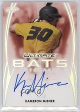 2019 Leaf Ultimate Bats Silver Spectrum 3/15 Kameron Misner #UB-KM1 Auto 0s3
