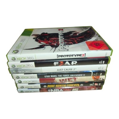 7 x Xbox 360 Classics Games Sammlung, Prototype 2, F.E.A.R 3, Just Cause 2...