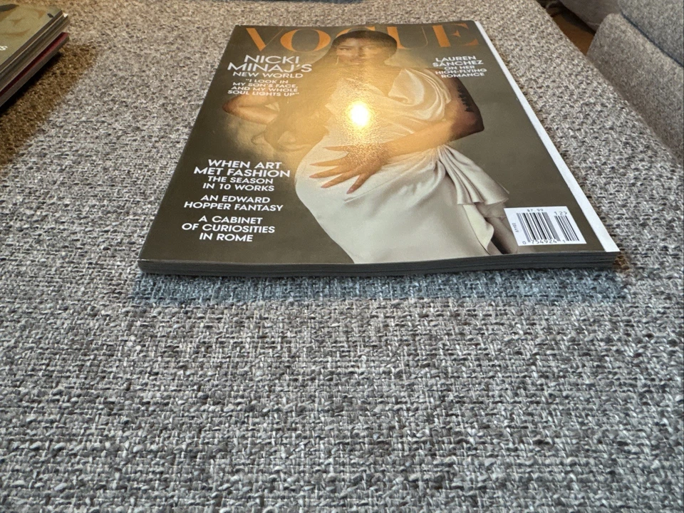 Vogue Magazine December 2023 Nicki Minaj Cover Women's Fashion Beauty 00s - Image 4 of 4