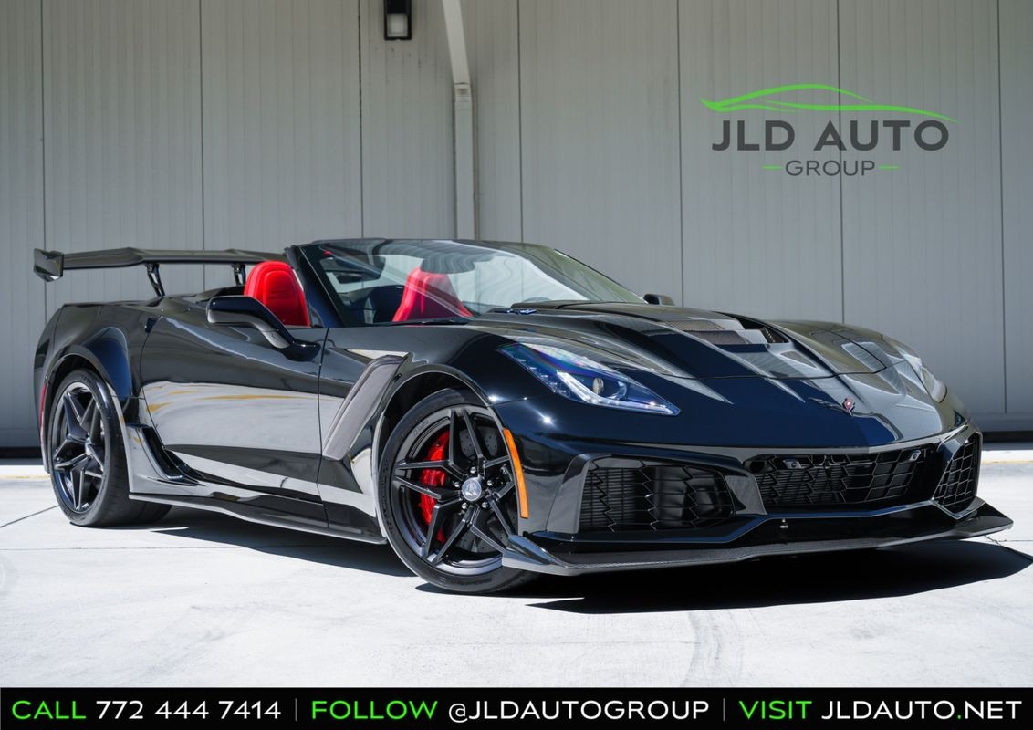 2019 Chevrolet Corvette ZR1 Convertible Only 382 Miles! 3ZR...